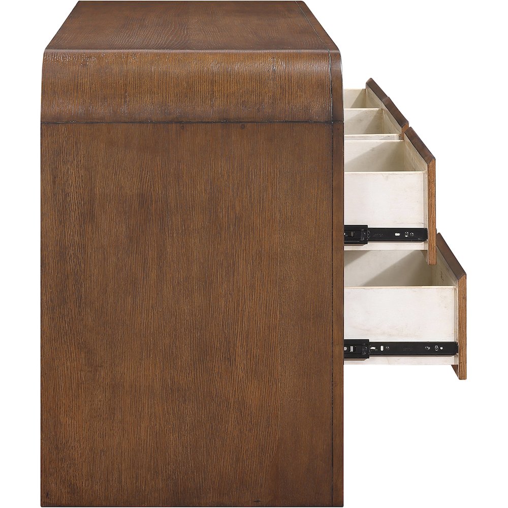 Giada Brown Solid Wood And Veneer Dresser