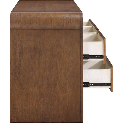 Giada Brown Solid Wood And Veneer Dresser