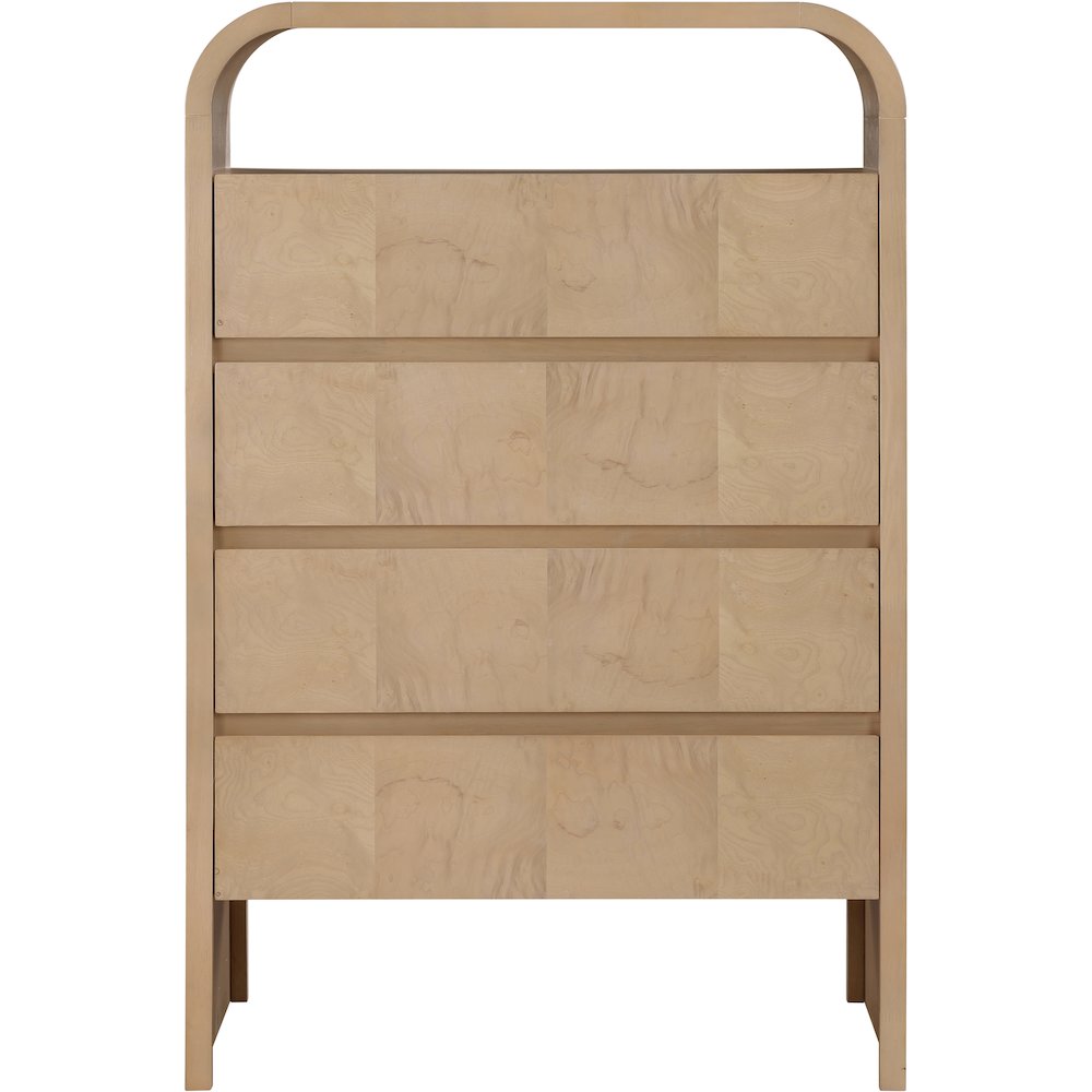 Giada Natural Solid Wood And Veneer Chest