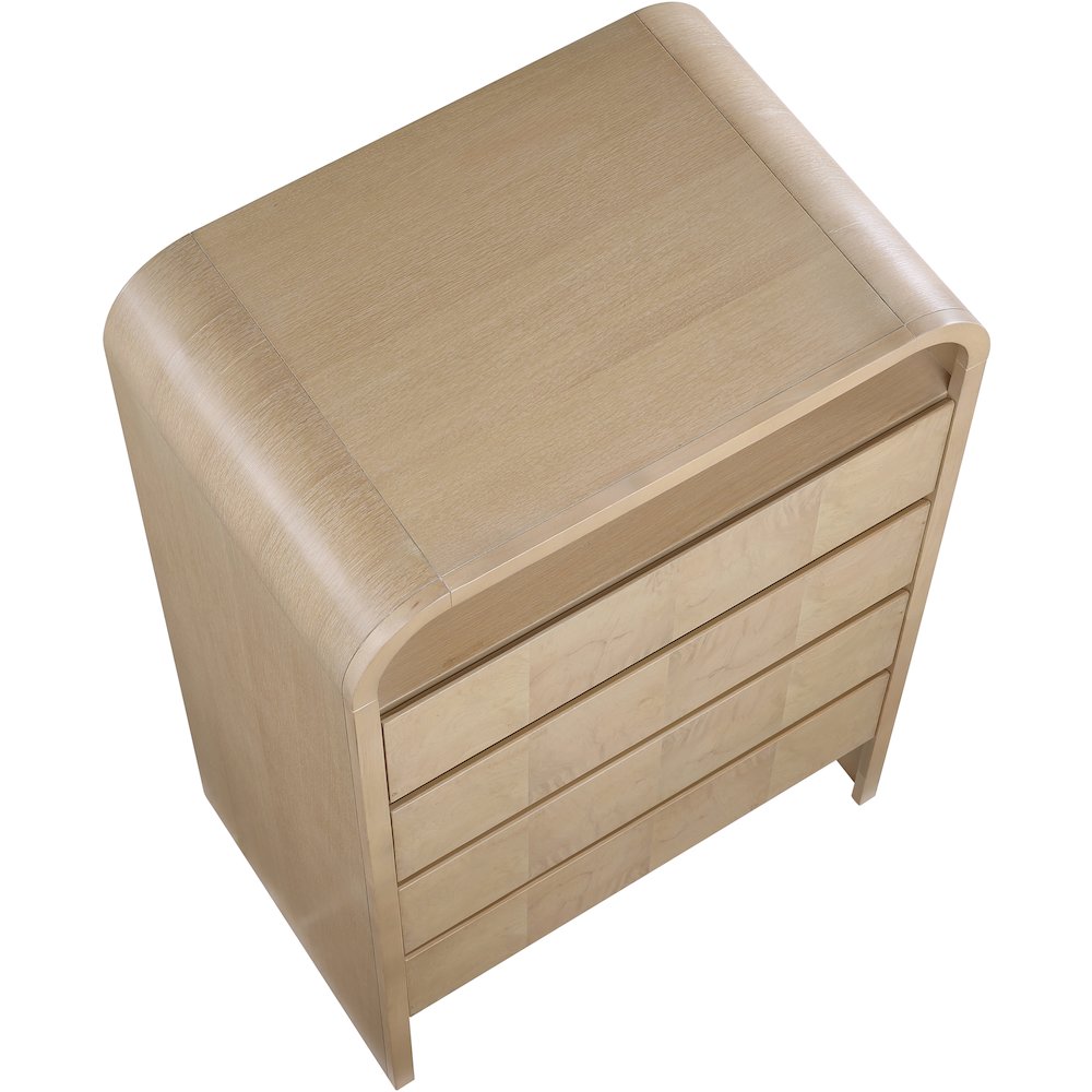 Giada Natural Solid Wood And Veneer Chest