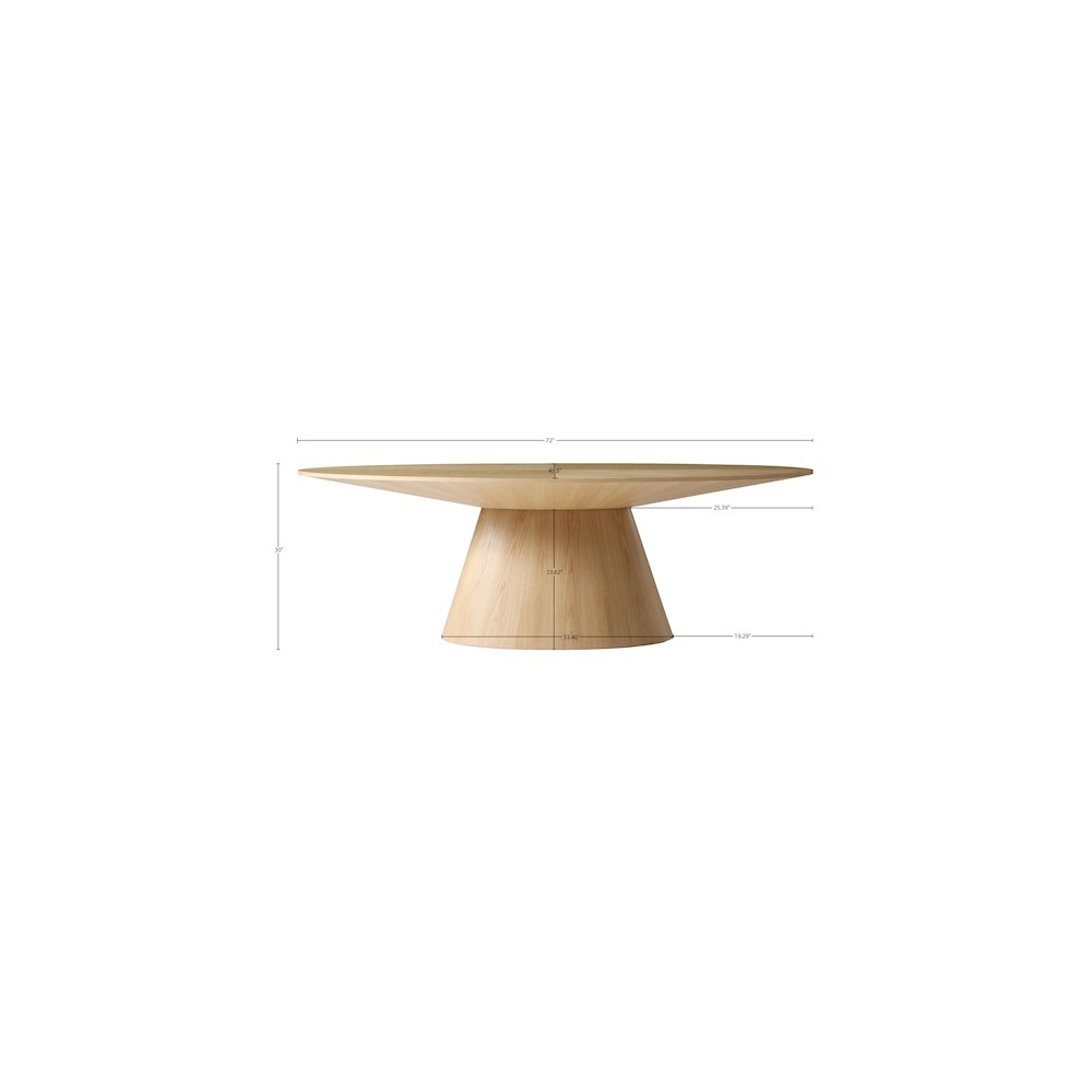 Gavin Natural Oak Dining Table