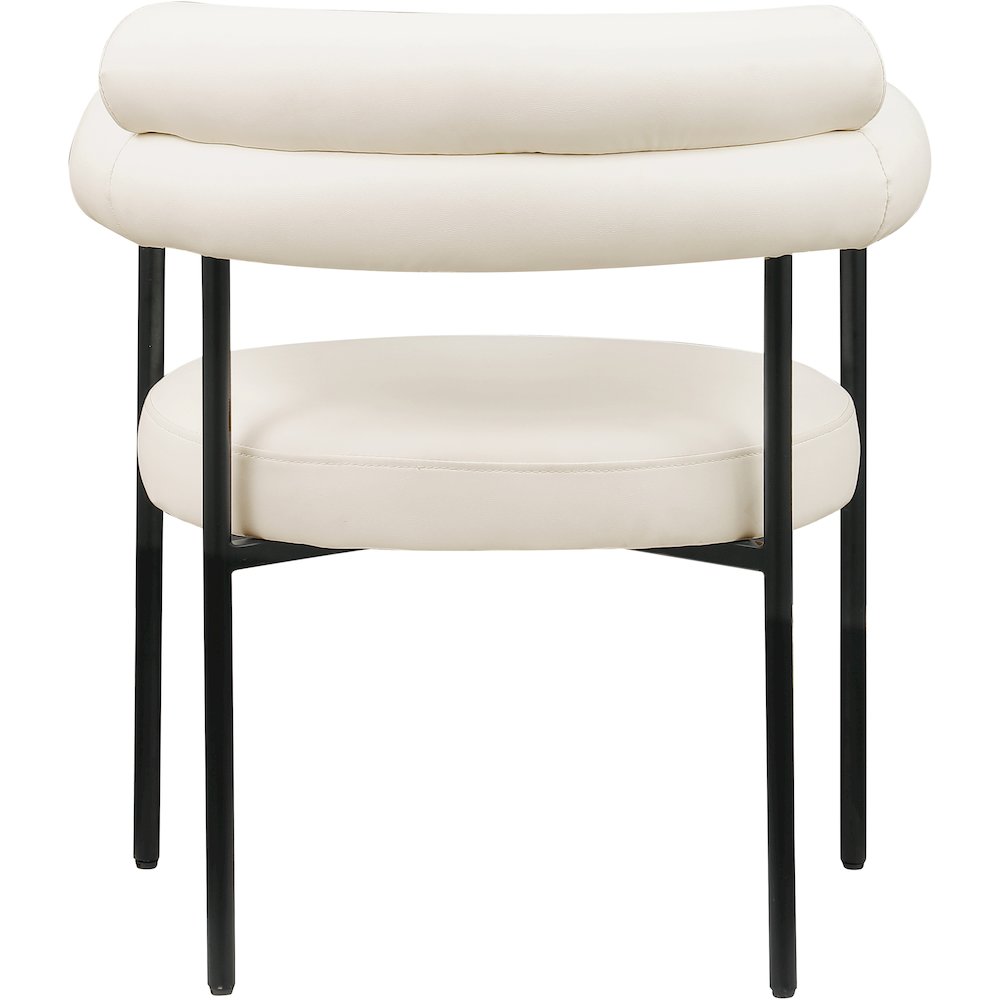 Blake Cream Vegan Leather Dining Chair, Set of 2