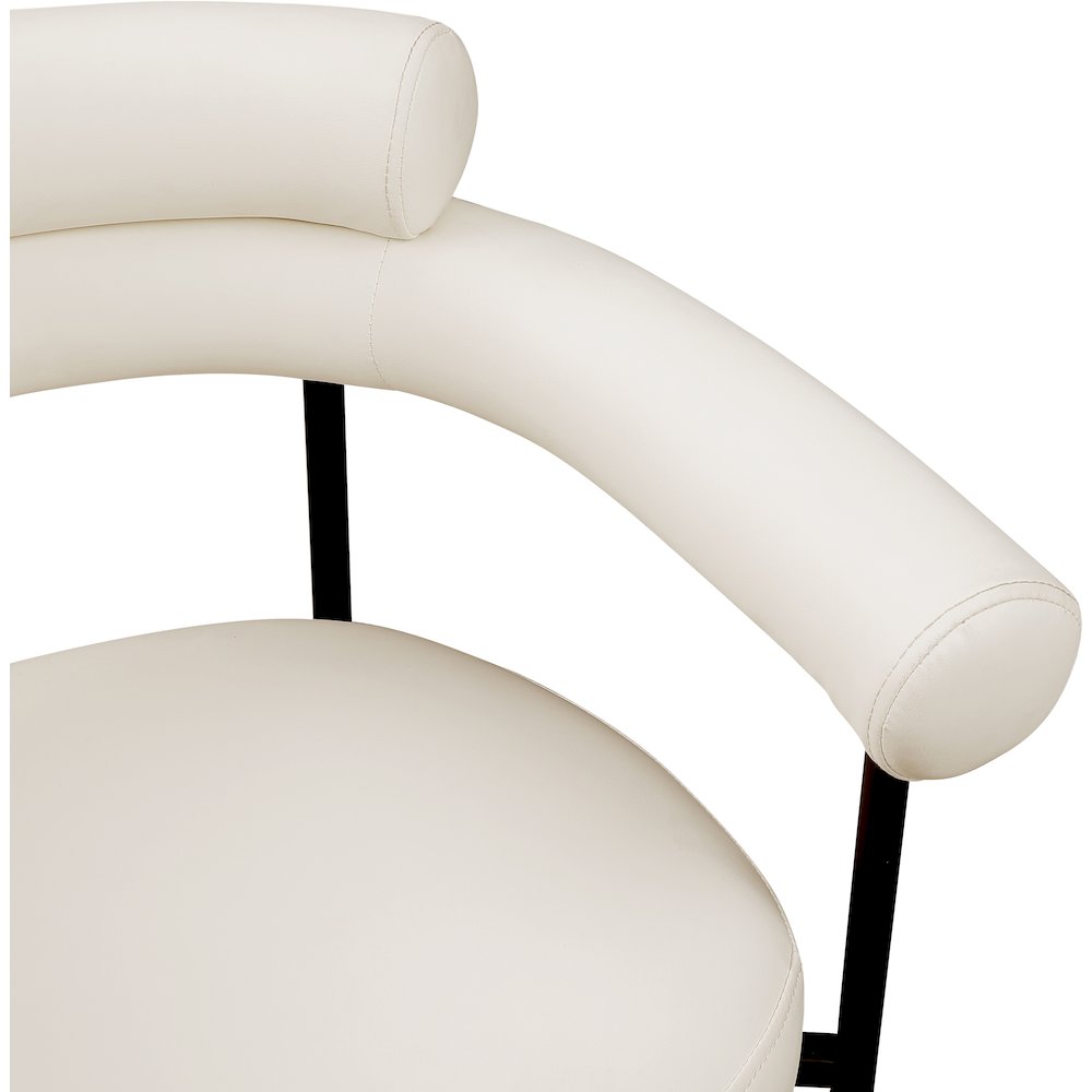 Blake Cream Vegan Leather Dining Chair, Set of 2