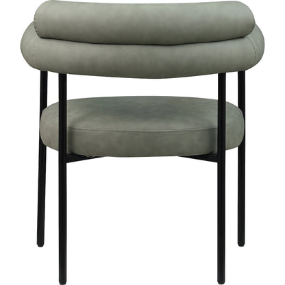 Blake Green Vegan Leather Dining Chair, Set of 2