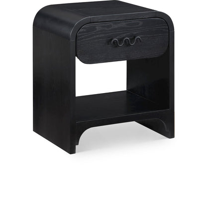 Hayes Black Night Stand / Side Table