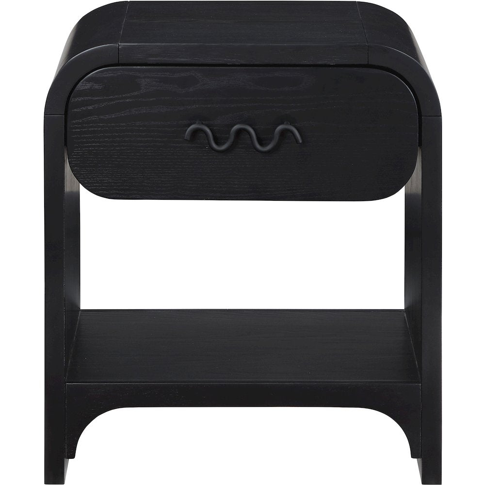 Hayes Black Night Stand / Side Table
