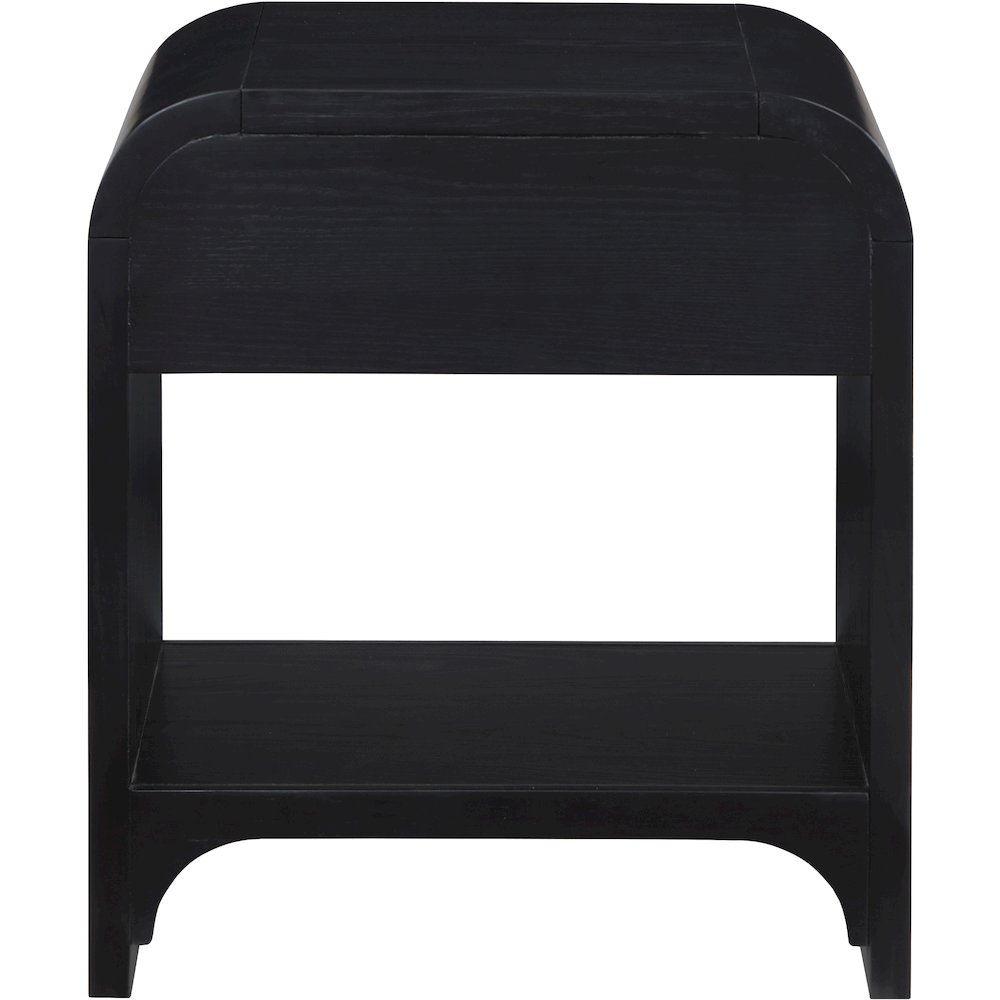 Hayes Black Night Stand / Side Table