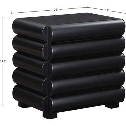 Maverick Black Night Stand / Side Table