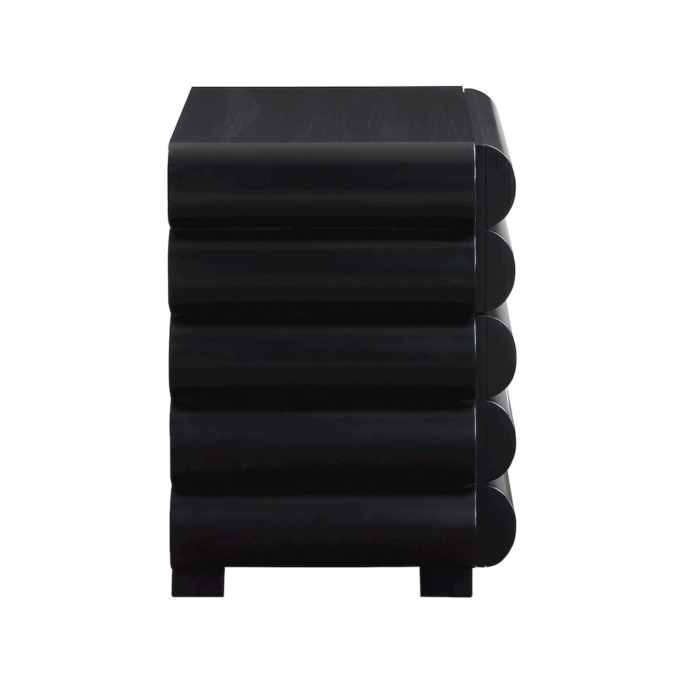Maverick Black Night Stand / Side Table