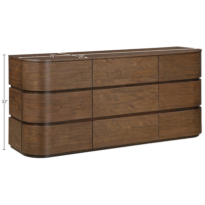 Annalise Brown Solid Wood Dresser