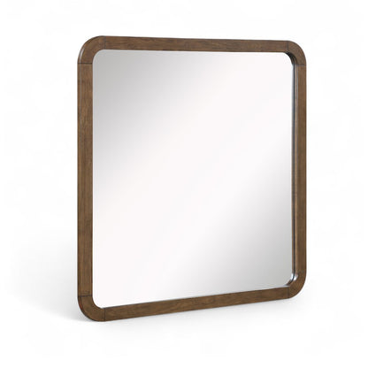 Annalise Brown Solid Wood Mirror