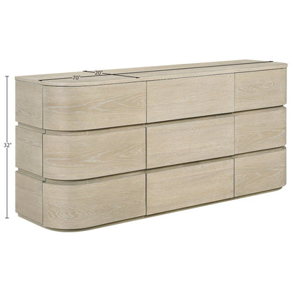 Annalise Natural Solid Wood Dresser