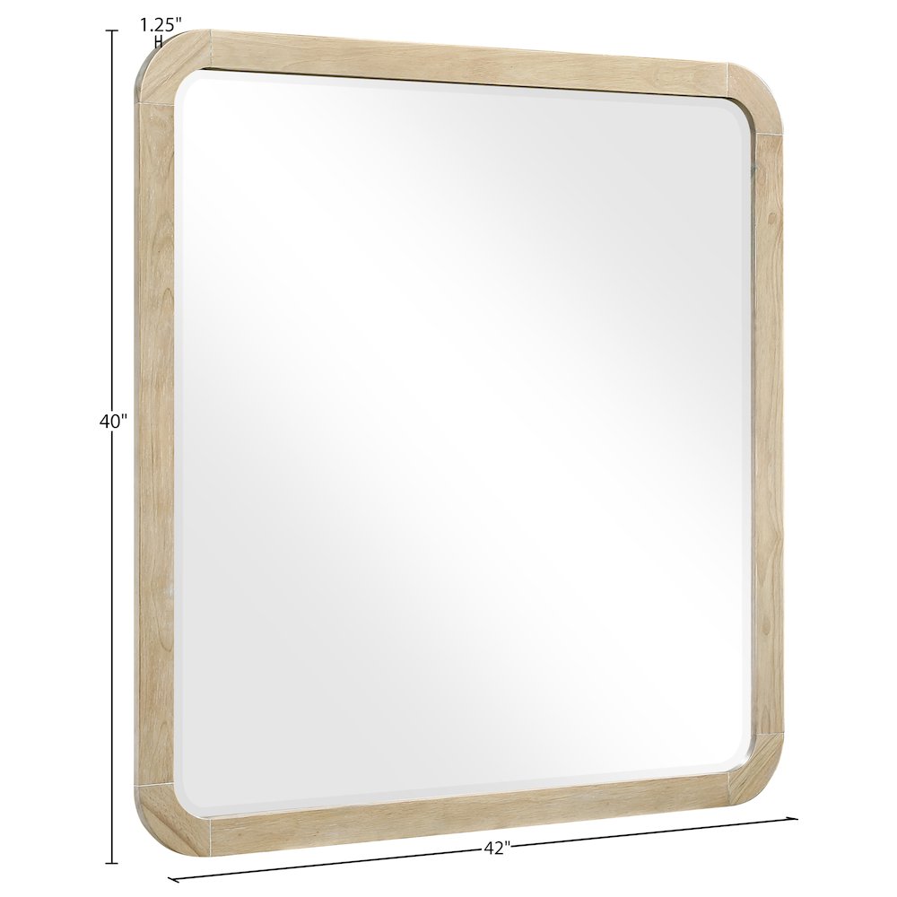 Annalise Natural Solid Wood Mirror