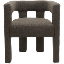 Athena Brown Boucle Fabric Accent/Dining Chair