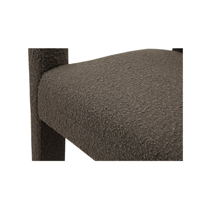 Athena Brown Boucle Fabric Accent/Dining Chair