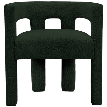Athena Green Boucle Fabric Accent/Dining Chair
