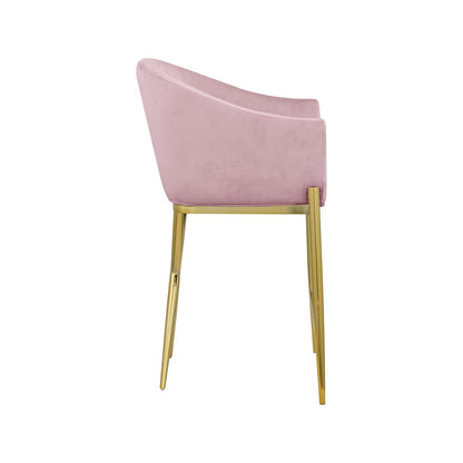 Xavier Pink Velvet Counter Stool