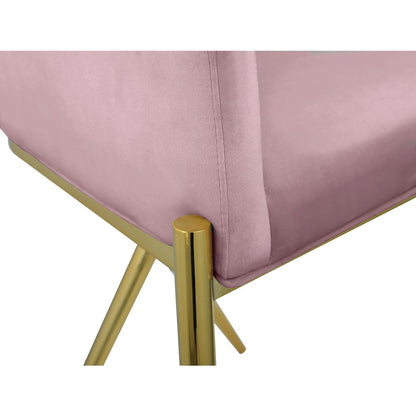 Xavier Pink Velvet Counter Stool