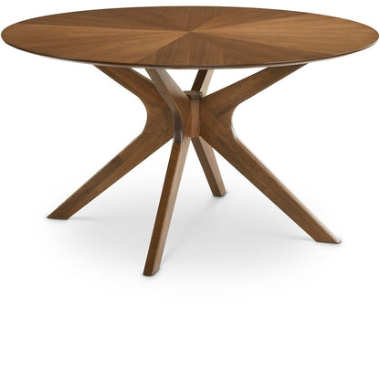 Woodson Rich Walnut Veneer Dining Table