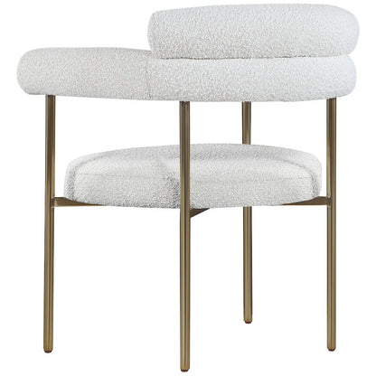 Blake Cream Boucle Fabric Dining Chair, Set of 2