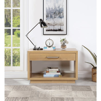 Avery Oak Wood Veneer Night Stand