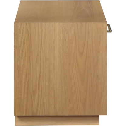 Avery Oak Wood Veneer Night Stand