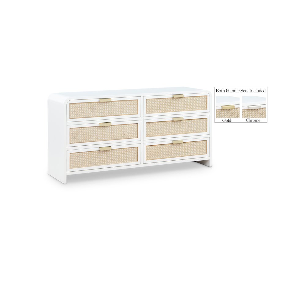 Sage White Dresser