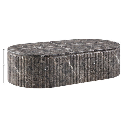 Catania Brown Concrete Indoor/Outdoor Coffee Table