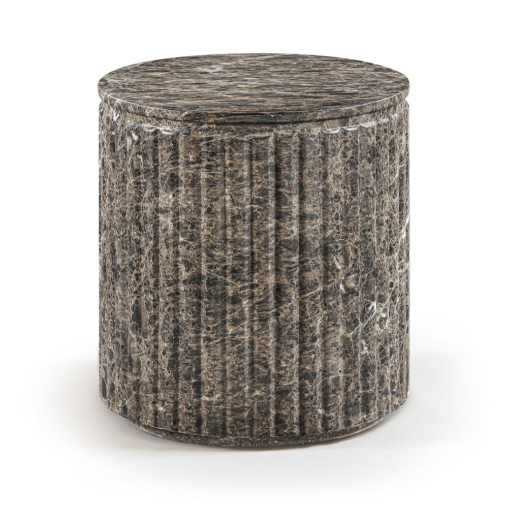 Catania Brown Concrete Indoor/Outdoor End Table
