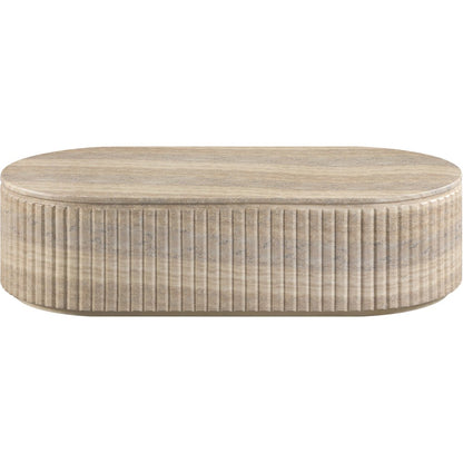 Catania Travertine Concrete Indoor/Outdoor Coffee Table