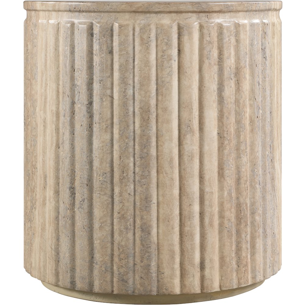 Catania Travertine Concrete Indoor/Outdoor End Table