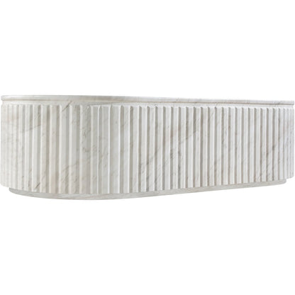 Catania White Concrete Indoor/Outdoor Coffee Table