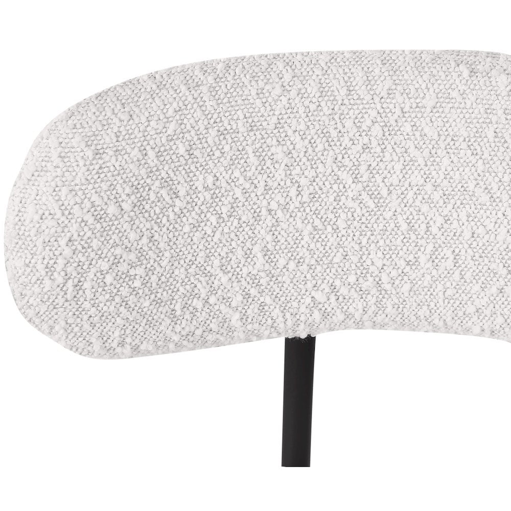 Beacon Cream Boucle Fabric Stool, Set of 2