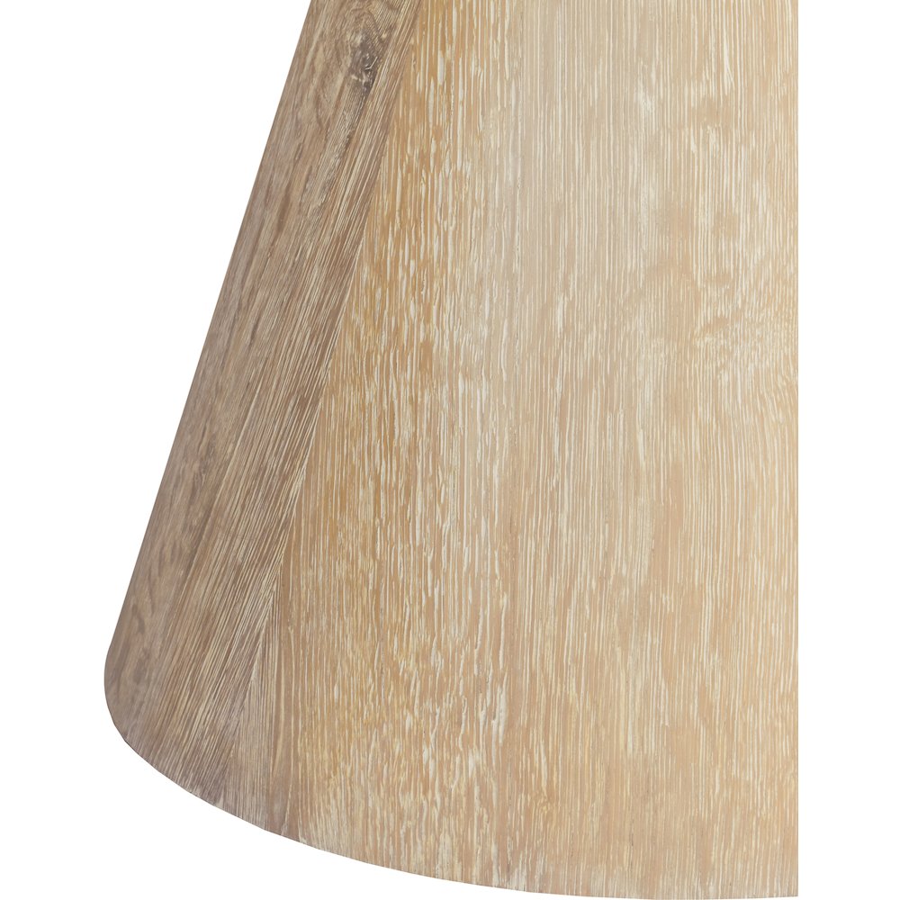 Linette White Oak Dining Table
