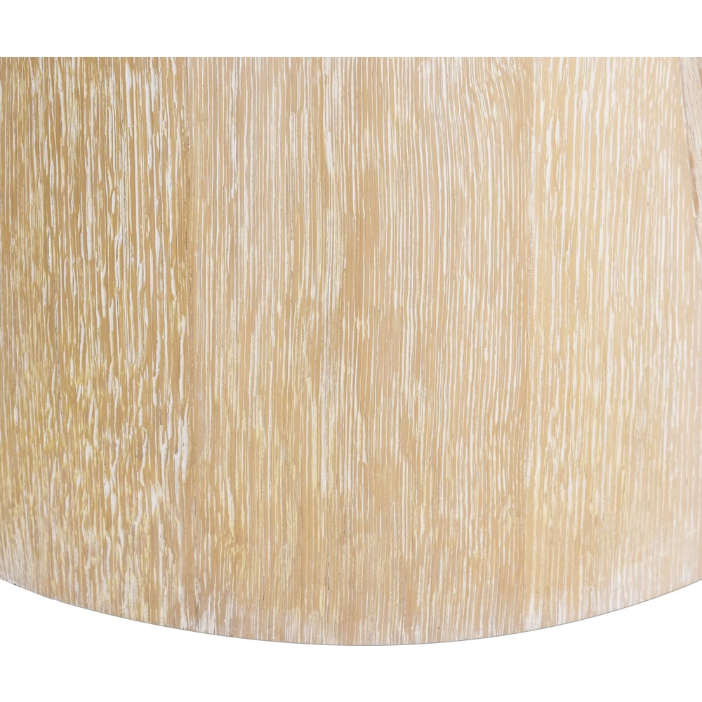 Linette White Oak Dining Table