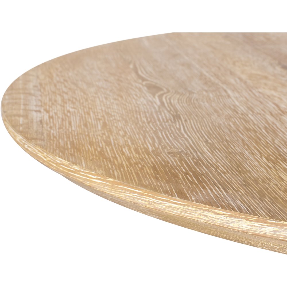 Linette White Oak Dining Table
