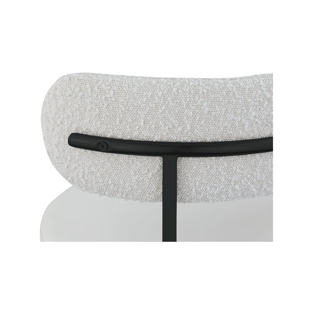 Beacon Cream Vegan Leather Seat Stool, Set of 2