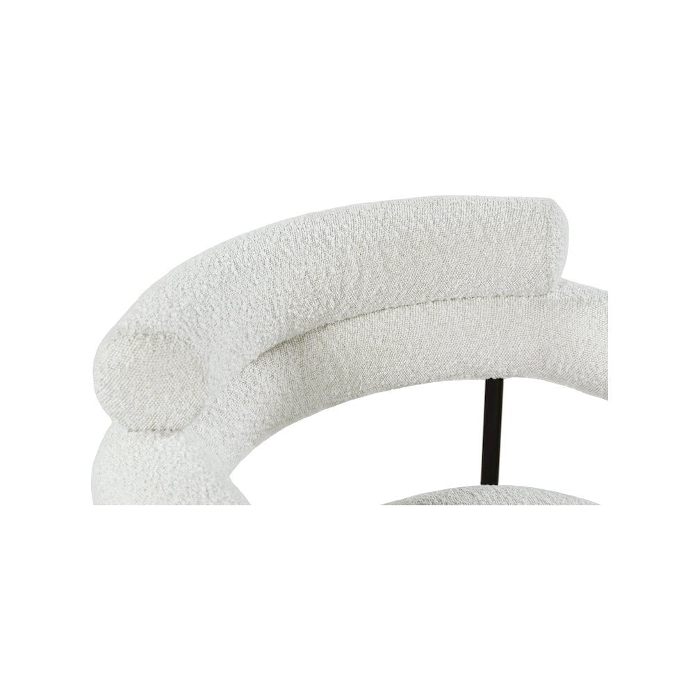 Blake Cream Boucle Fabric Dining Chair, Set of 2