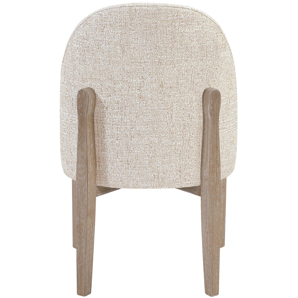 Torino Beige Fabric Upholstered Dining Chair, Set of 2