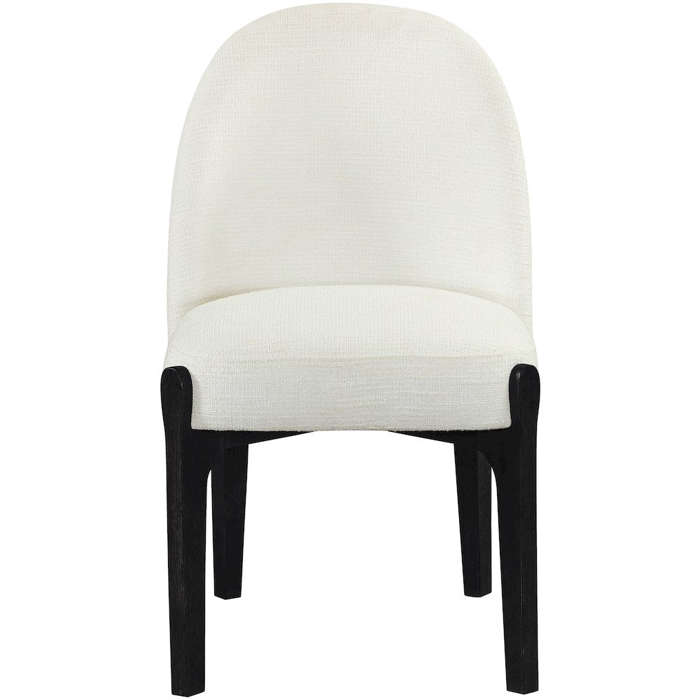 Torino Cream Fabric Upholstered Dining Chair, Set of 2