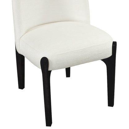 Torino Cream Fabric Upholstered Dining Chair, Set of 2