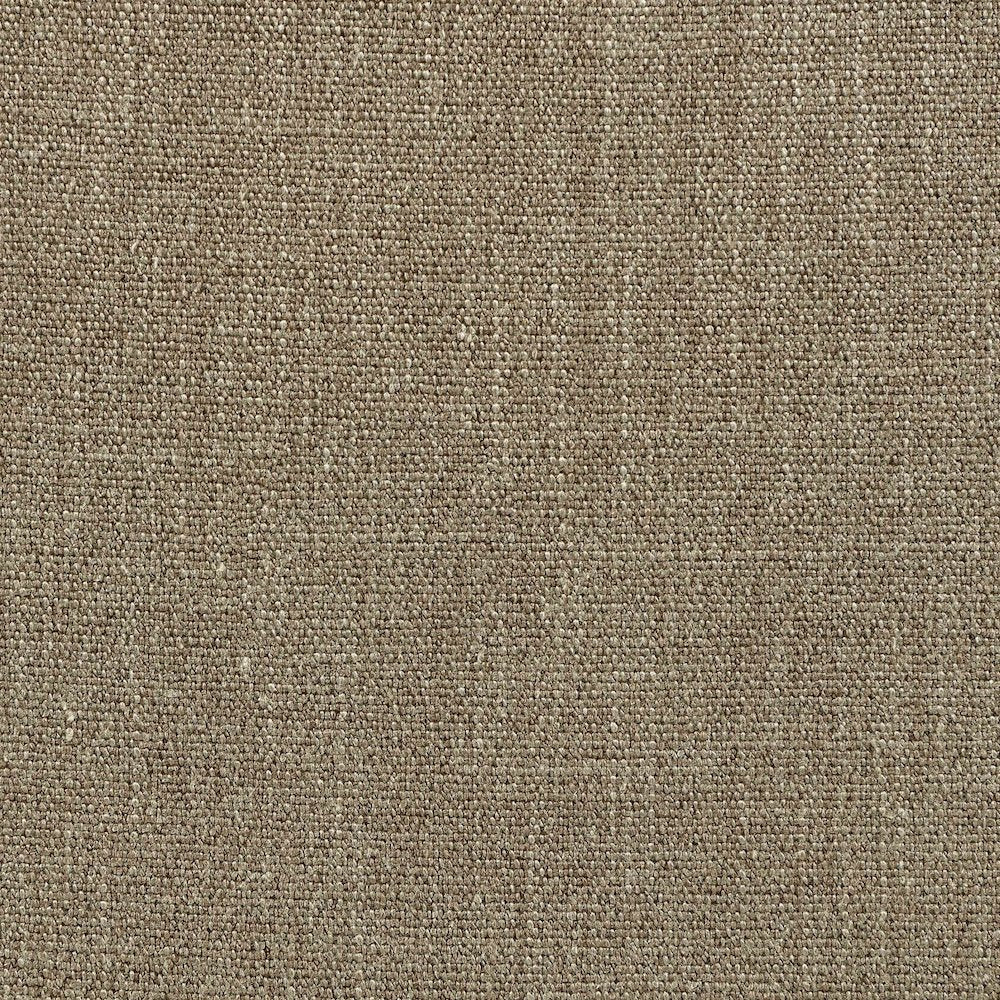 Avon Brown Linen Textured Fabric Dining Side Chair, Set of 2