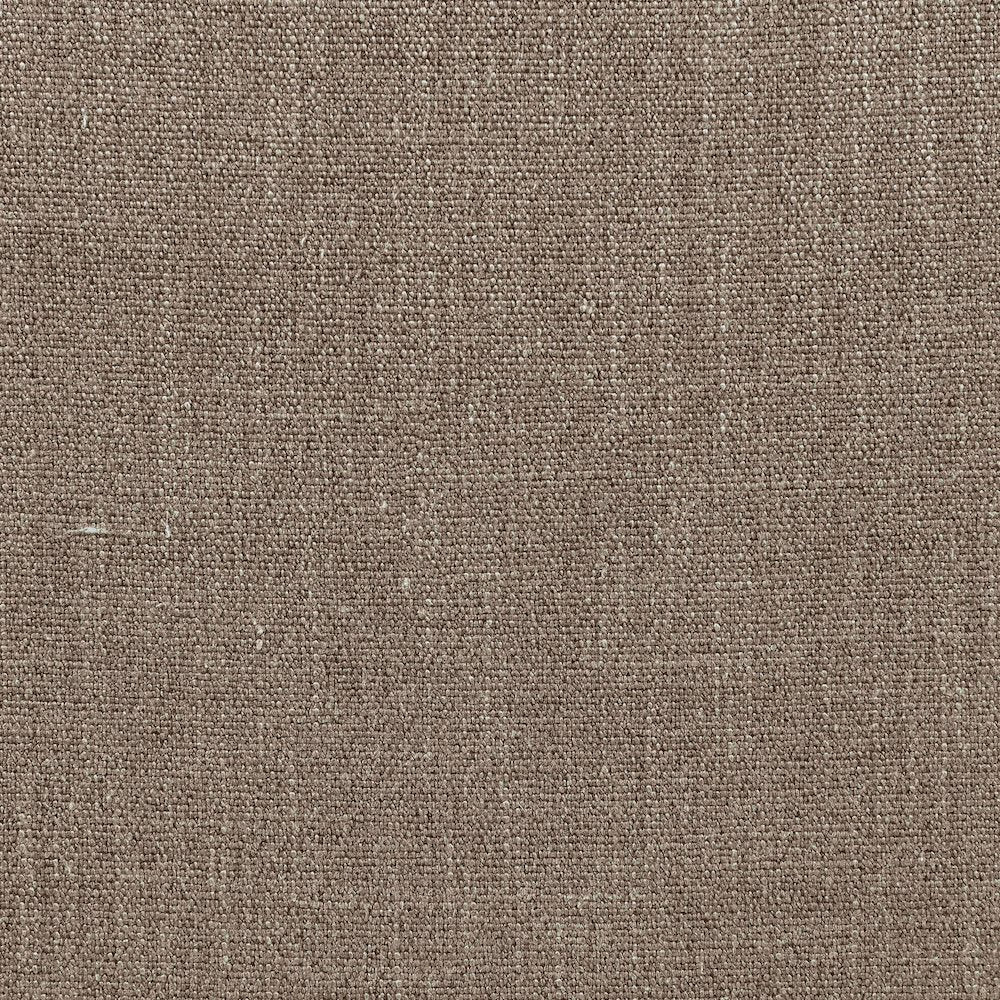 Avon Brown Linen Textured Fabric Dining Side Chair, Set of 2