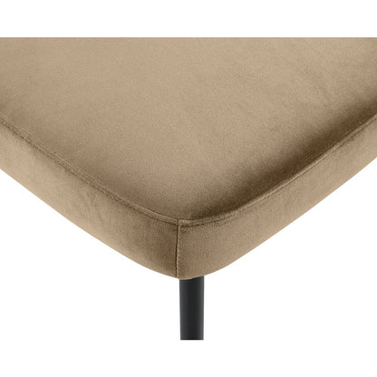 Zarelle Beige Performance Fabric Upholstered Dining Chair, Set of 2