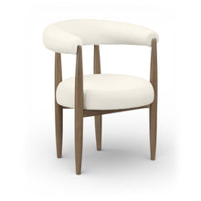 Sable Cream Vegan Leather Upholstered Dining Chair
