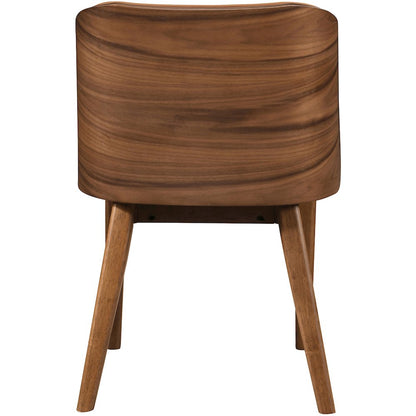 Glenwood Cognac Vegan Leather Upholstered Dining Chair, Set of 2