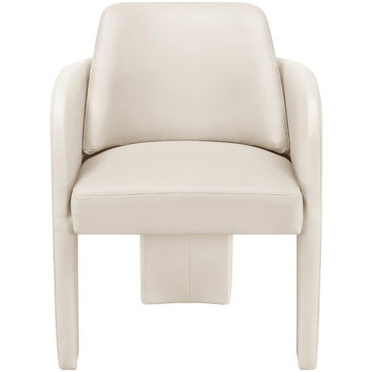 Vanda Cream Vegan Leather Upholstered Dining Chair