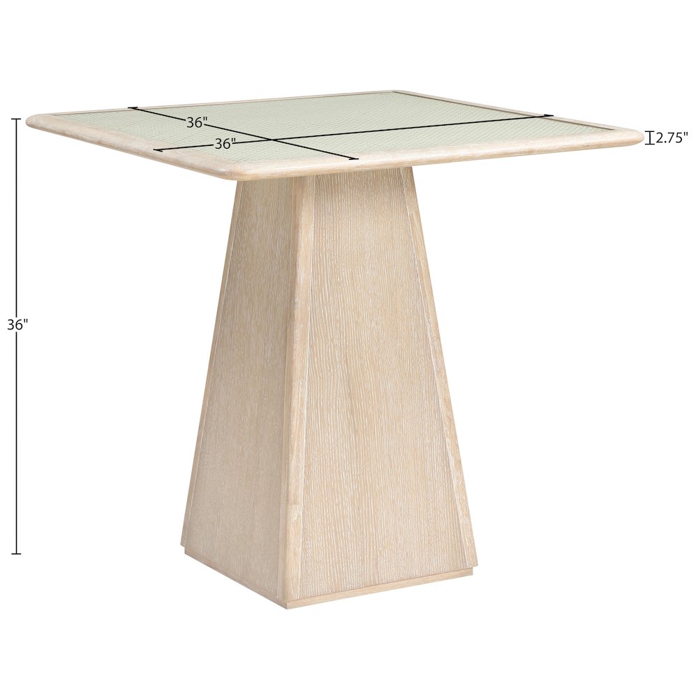 Atrium Natural Wood Counter Height Table