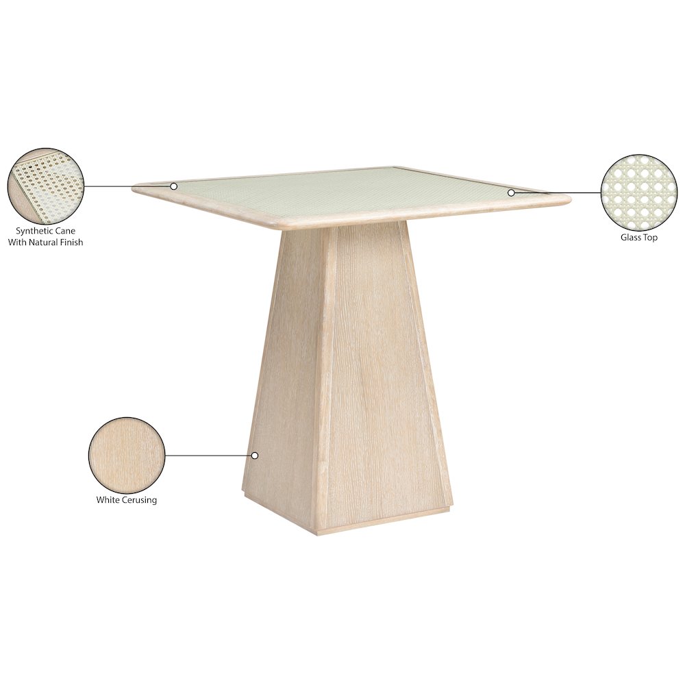 Atrium Natural Wood Counter Height Table