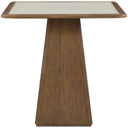 Atrium Brown Wood Counter Height Table
